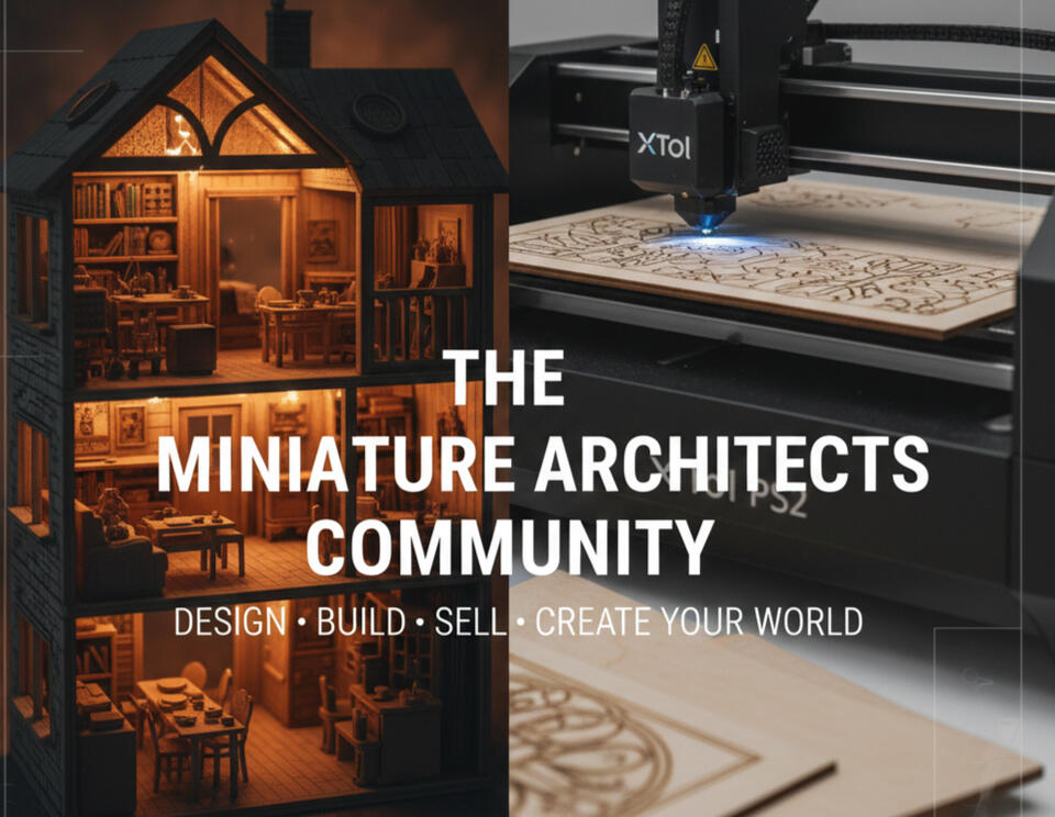 The Miniature Architect The Miniature Architect is a community focused on taking technology and incorporating it to design miniature scapes that will last for many generations.